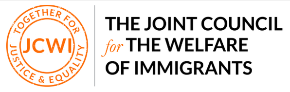 logo of the Joint Council for the Welfare of Immigrants (JCWI), a group GOOD ADVICE UK supports
