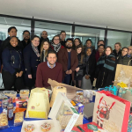 team photo from the 2021 Secret Santa at our offices, including all members of GAUK and Good Accounts UK