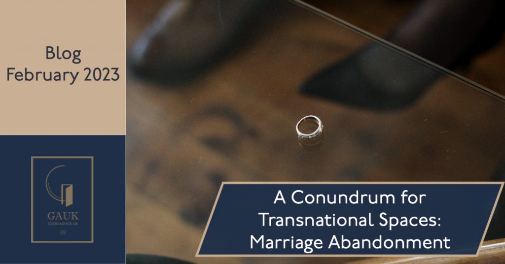 A Conundrum for Transnational Spaces: Marriage Abandonment
